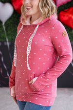 Load image into Gallery viewer, Hailey Pullover Hoodie -Sweetheart Red
