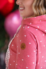Load image into Gallery viewer, Hailey Pullover Hoodie -Sweetheart Red
