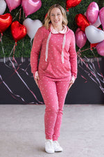 Load image into Gallery viewer, Hailey Pullover Hoodie -Sweetheart Red
