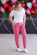 Load image into Gallery viewer, Classic Joggers - Sweetheart Red
