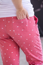 Load image into Gallery viewer, Classic Joggers - Sweetheart Red
