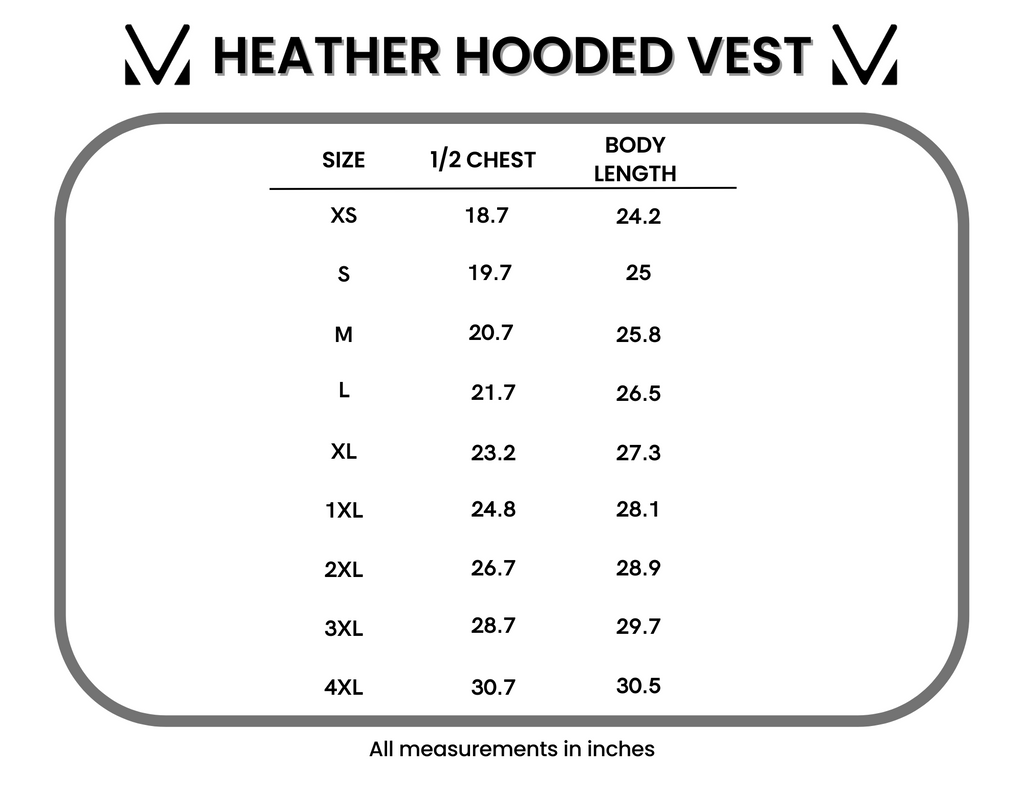 Heather Geometric Hooded Vest - Purple