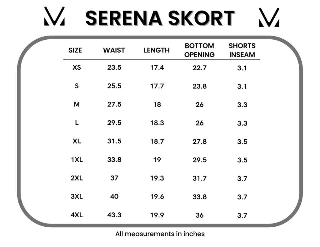 Serena Luxe Skort - Ocean Blue