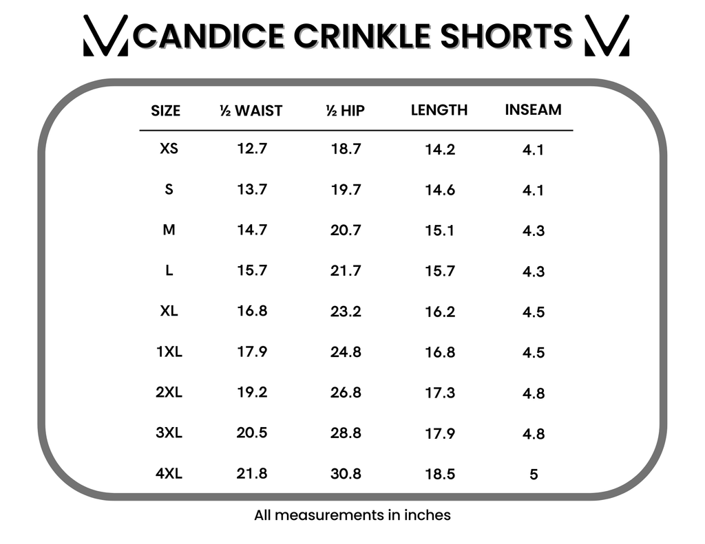 Candice Crinkle Shorts - Light Green