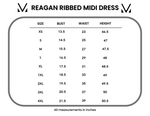 Load image into Gallery viewer, Reagan Ribbed Midi Dress - Mocha
