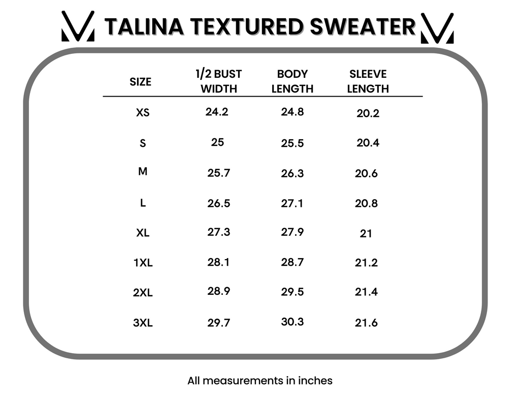Talina Textured Sweater - Brick