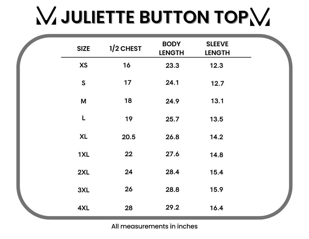 Juliette Button Top - Red