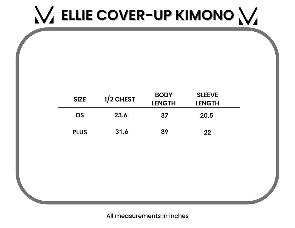 Ellie Cover-Up Kimono - Lemon