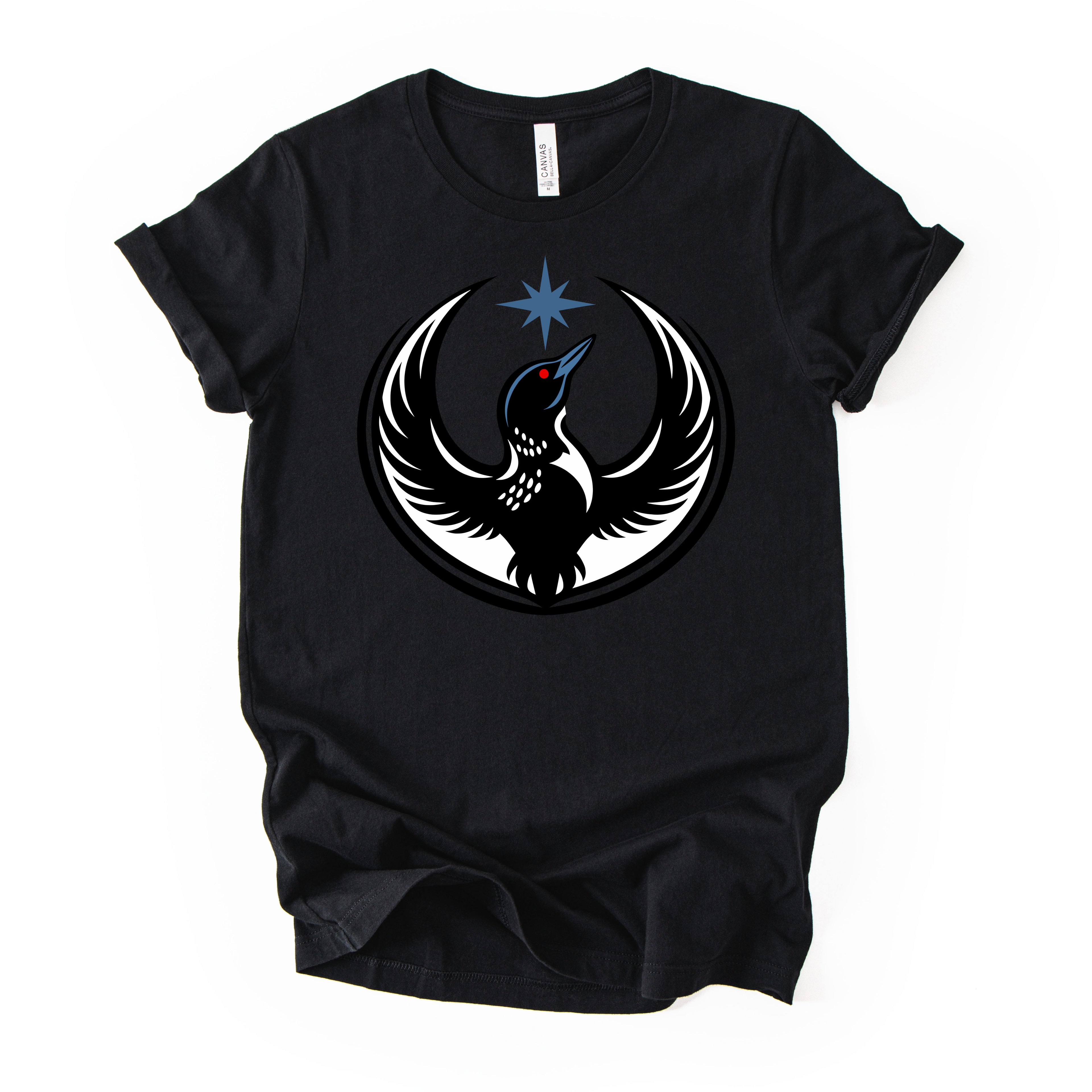 MN Rebel Loon Tee in Black or Gray