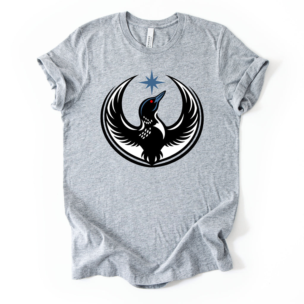 MN Rebel Loon Tee in Black or Gray