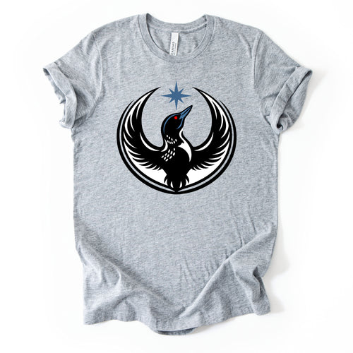 MN Rebel Loon Tee in Black or Gray