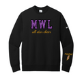 MWL Embroidered Glitter- Black