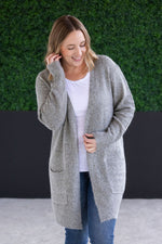 Load image into Gallery viewer, Madison Cozy Cardigan - Stormy Clouds
