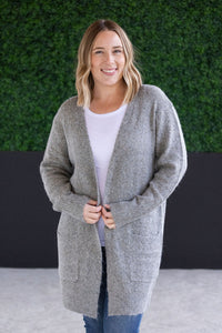 Madison Cozy Cardigan - Stormy Clouds