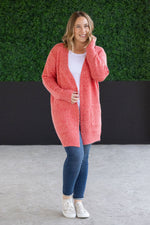 Load image into Gallery viewer, Madison Cozy Cardigan - Cherry Blush
