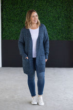 Load image into Gallery viewer, Madison Cozy Cardigan - Midnight Skies
