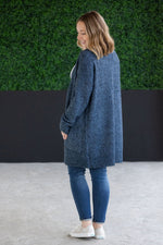 Load image into Gallery viewer, Madison Cozy Cardigan - Midnight Skies
