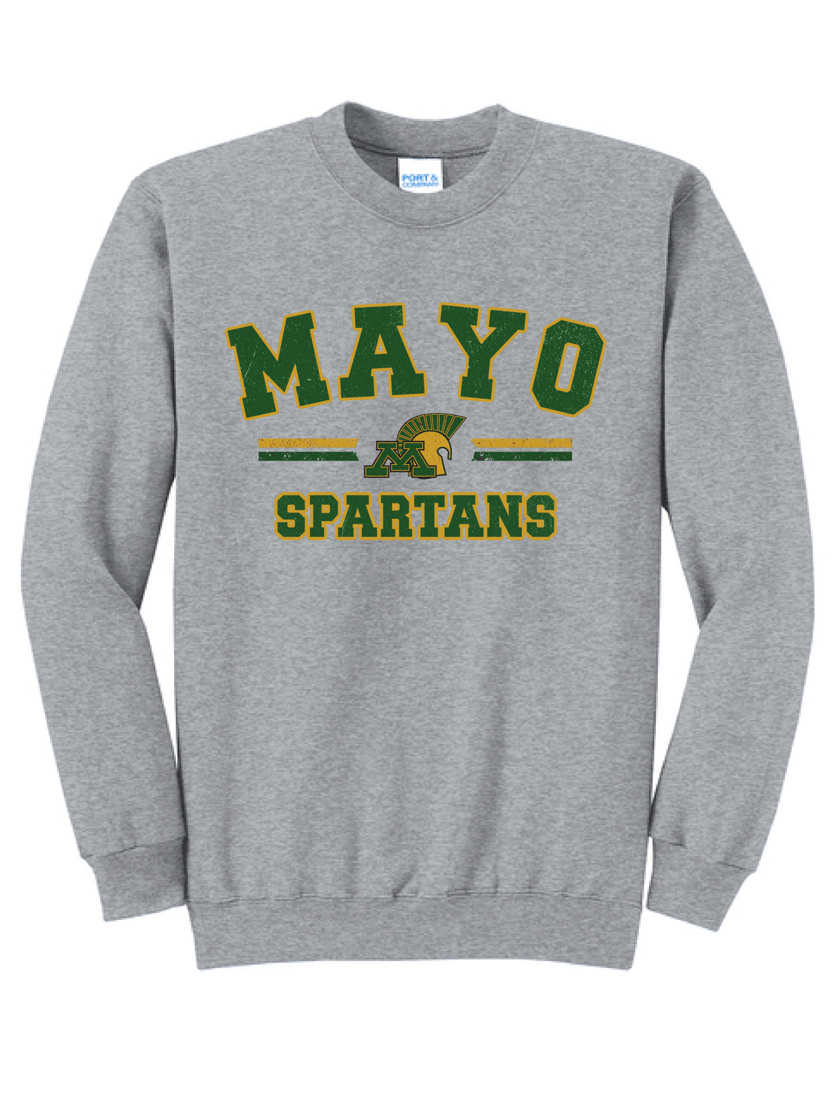 Mayo Spartans Crewneck in Gray