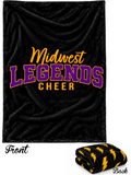 Midwest Legends Cheer Fleece Blanket