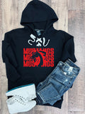 Rochester Mustangs Lace Hoodie in Black