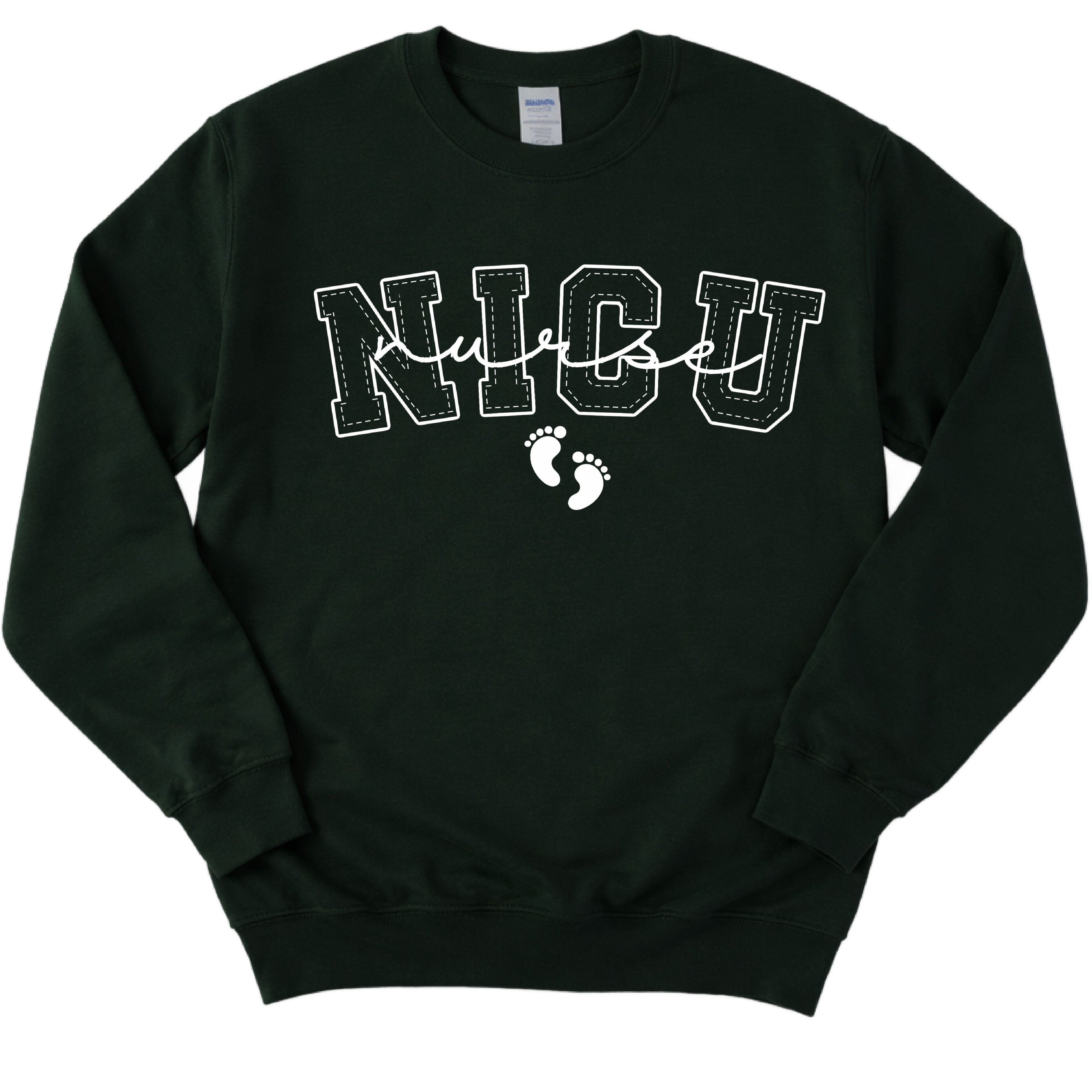 NICU Nurse Black Sweatshirt- EI