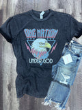 Retro One Nation Eagle Mineral Tee
