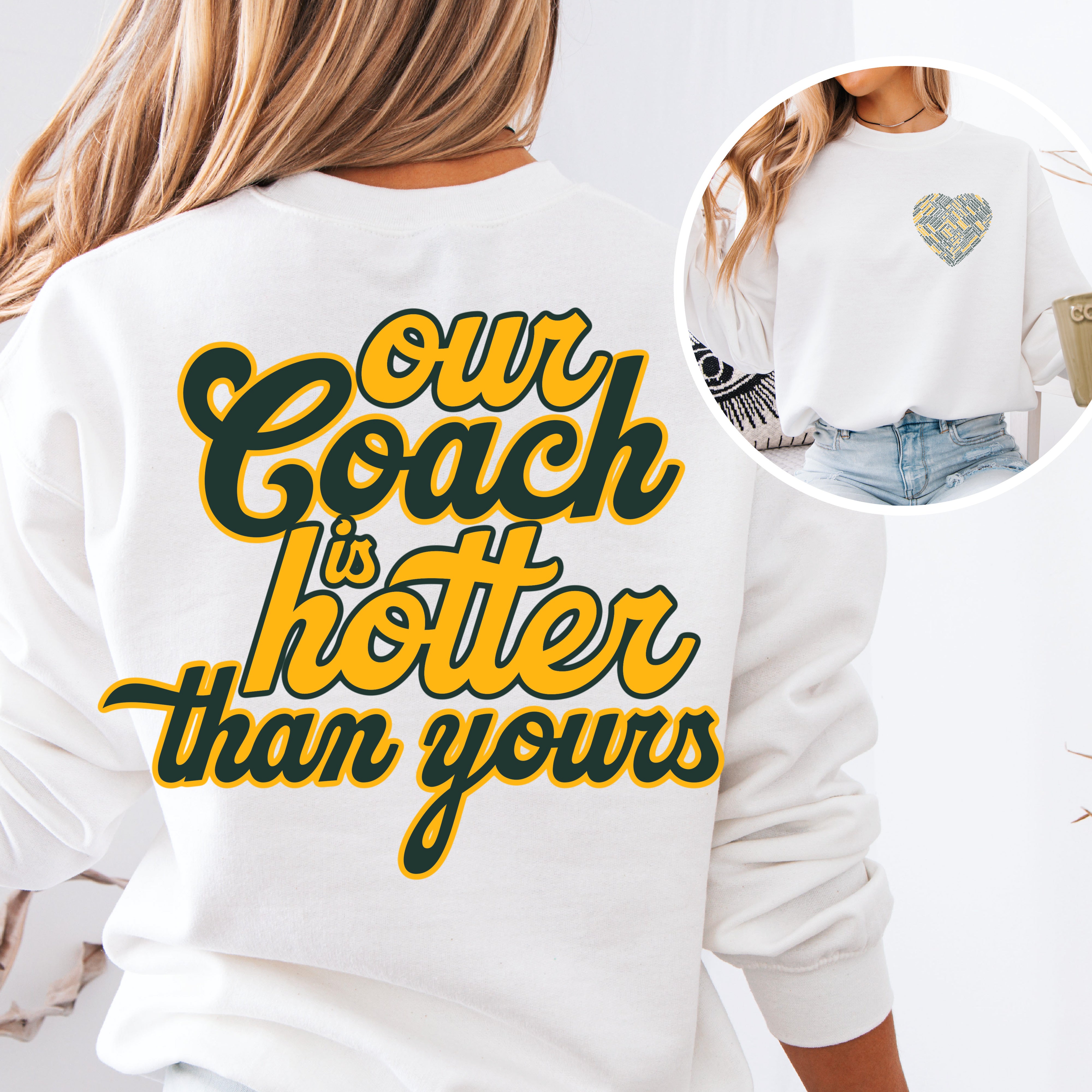 Our Coach GB Pullover or Tee (green or white!)