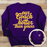 Load image into Gallery viewer, Our Coach MN Pullover or Tee (gray, white or purple!)
