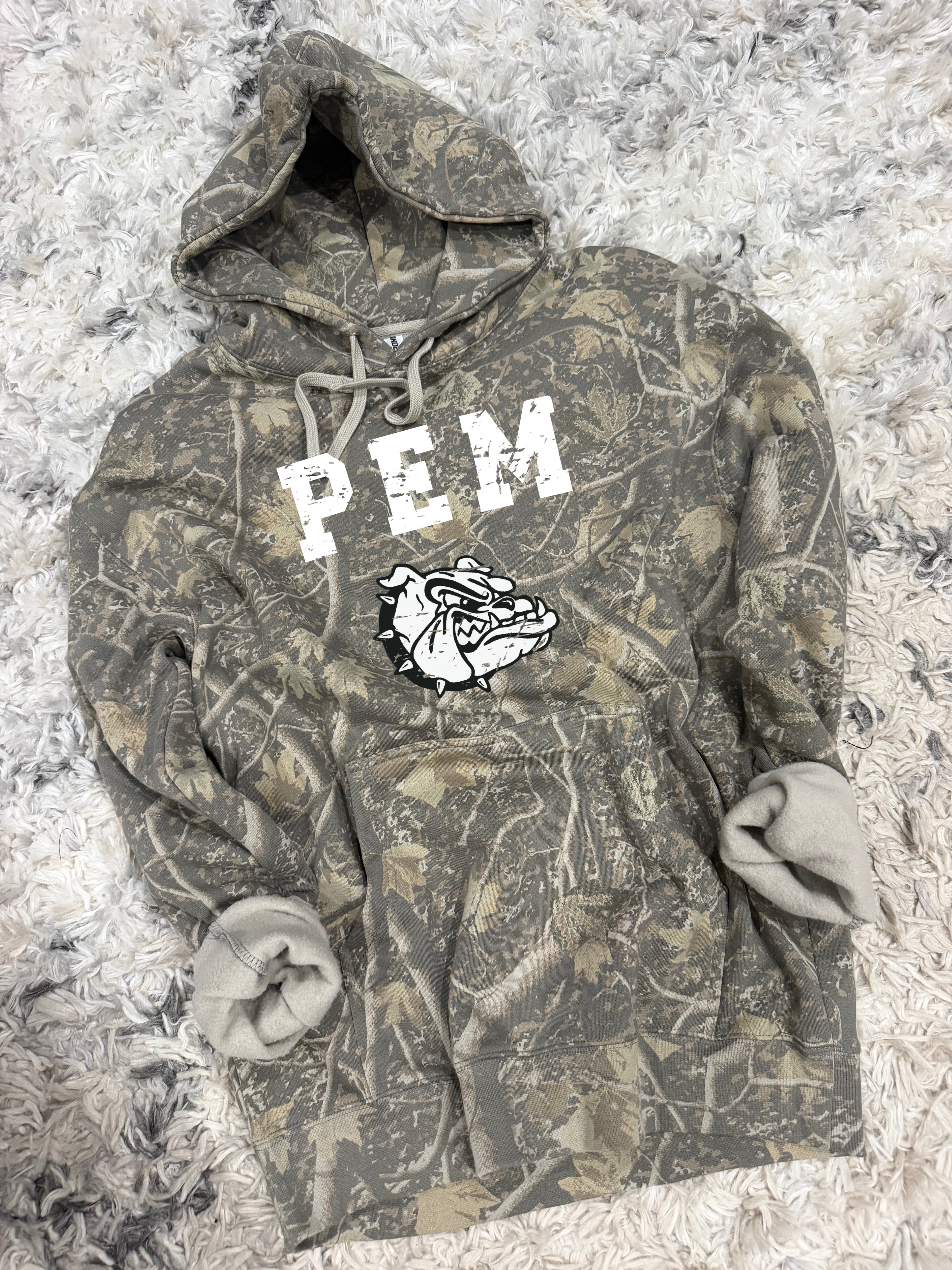 PEM Bulldogs Deadwood Camo Hoodie