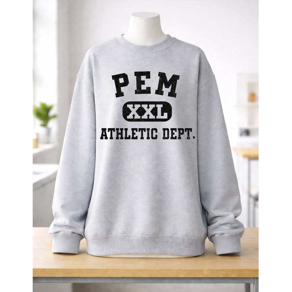 PEM Athletic Dept Crew or Hoodie
