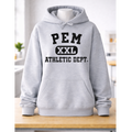 PEM Athletic Dept Crew or Hoodie