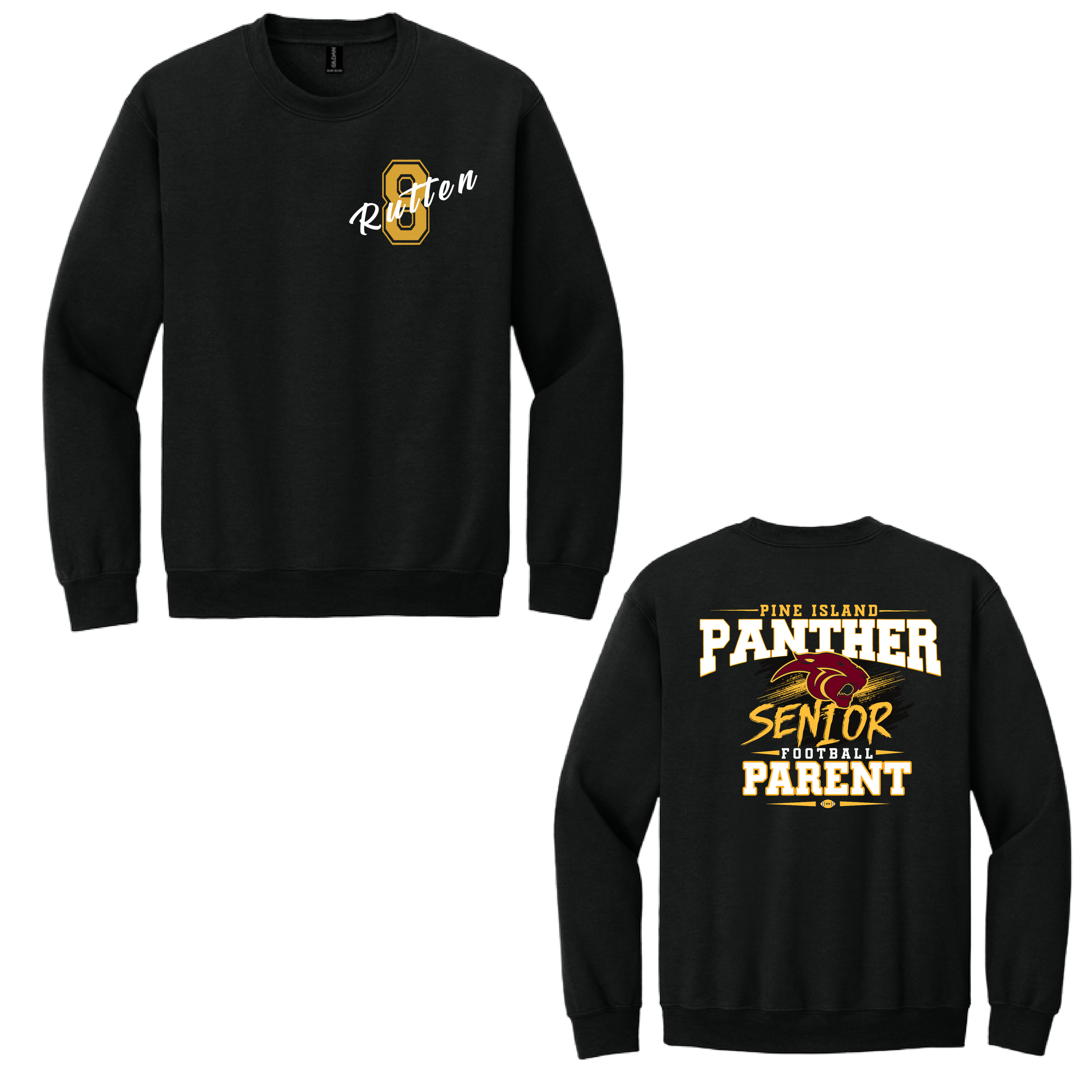 Pine Island Panther Football Senior Parent- Option 1