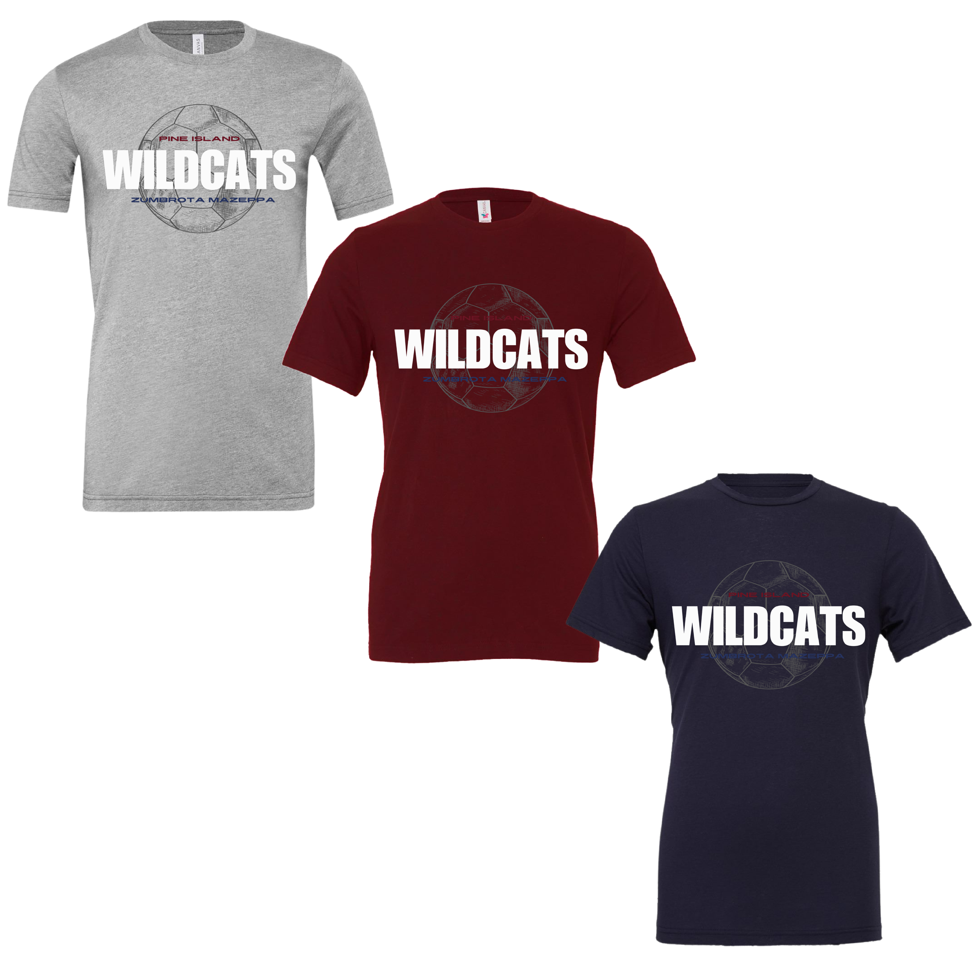 PIZM Wildcats Soccer Ball Tee