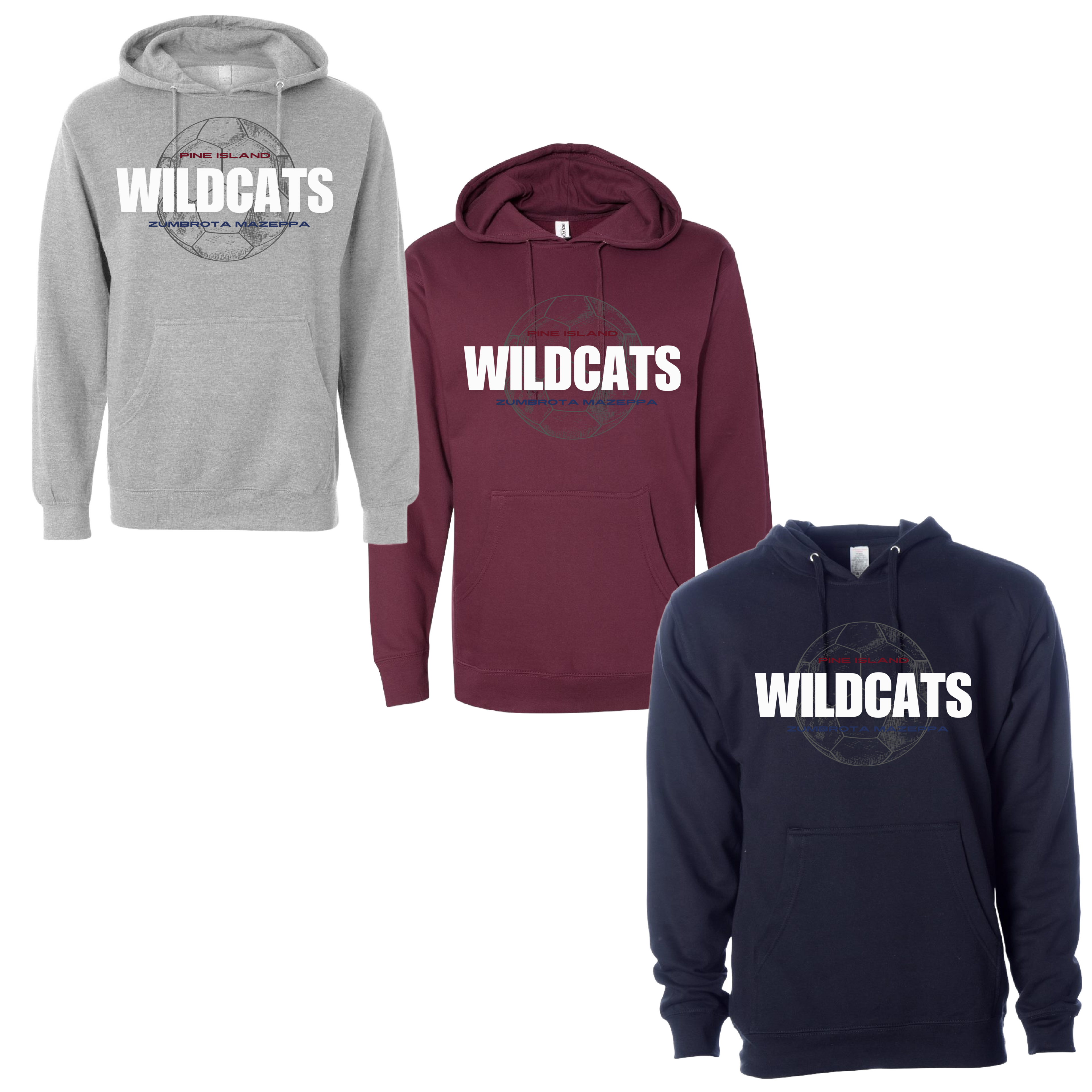 PIZM Wildcats Soccer Ball Hoodie