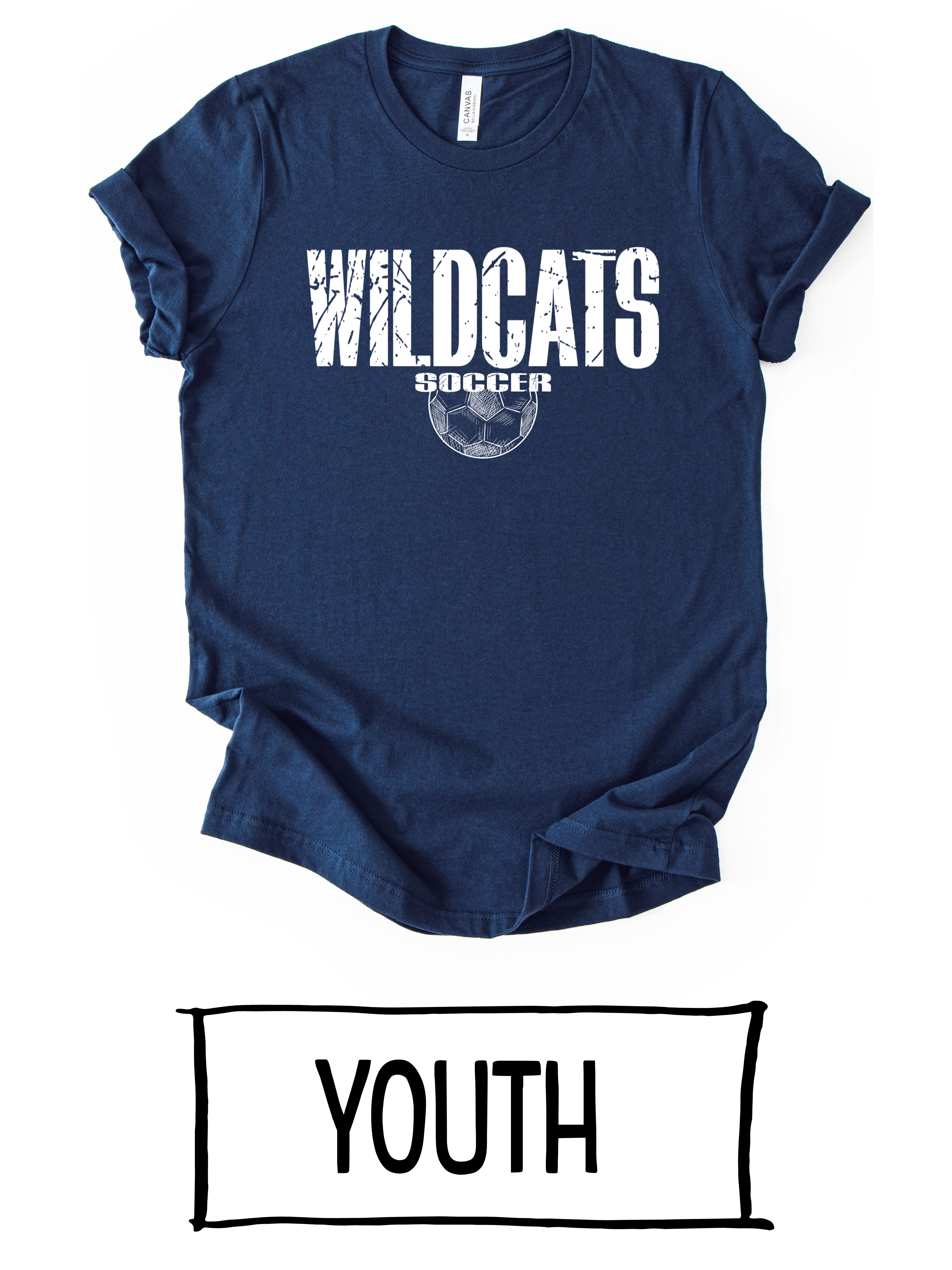 PIZM Wildcats Classic Soccer in Navy YOUTH