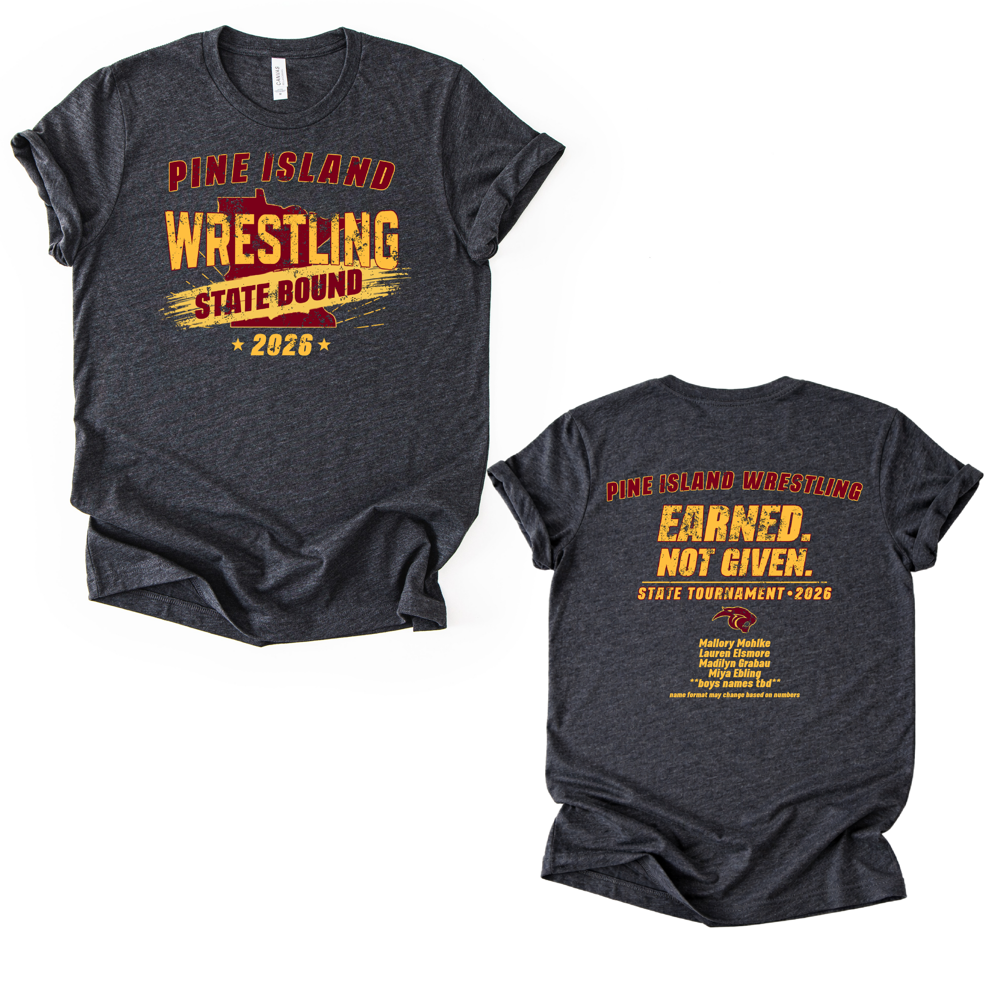 Pine Island Individual State Wrestling {Must order by 2/22 @ 3PM}