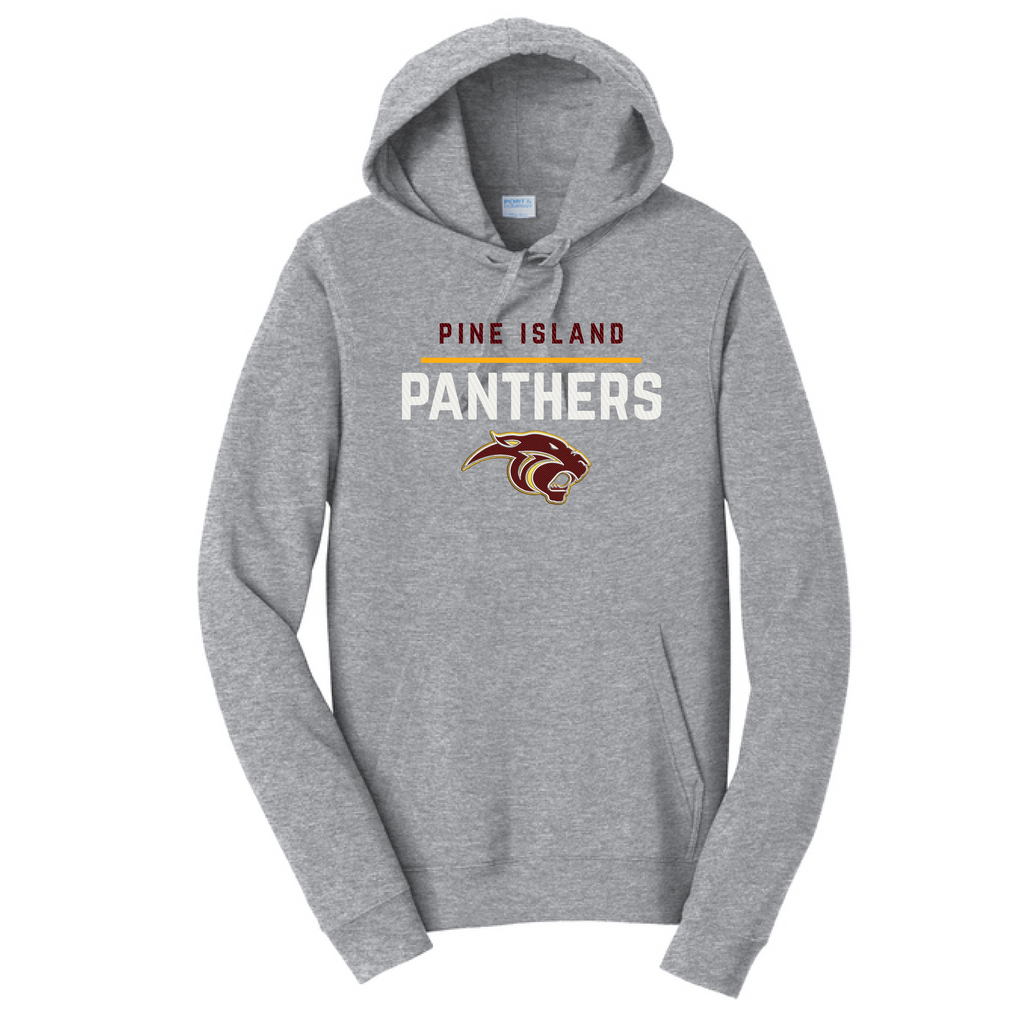 2026 Pine Island PTO Youth Embroidered Hoodie- Black or Gray
