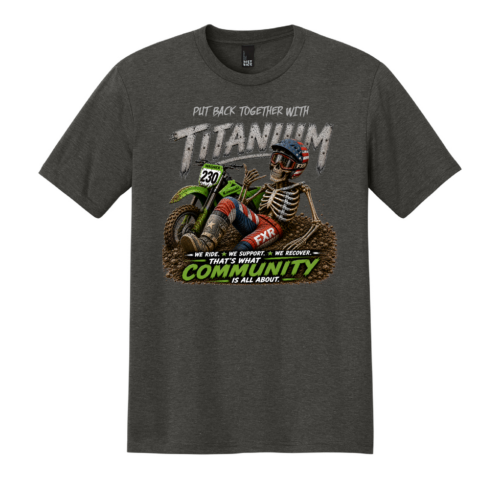 Held Together by Titanium Benefit Tee