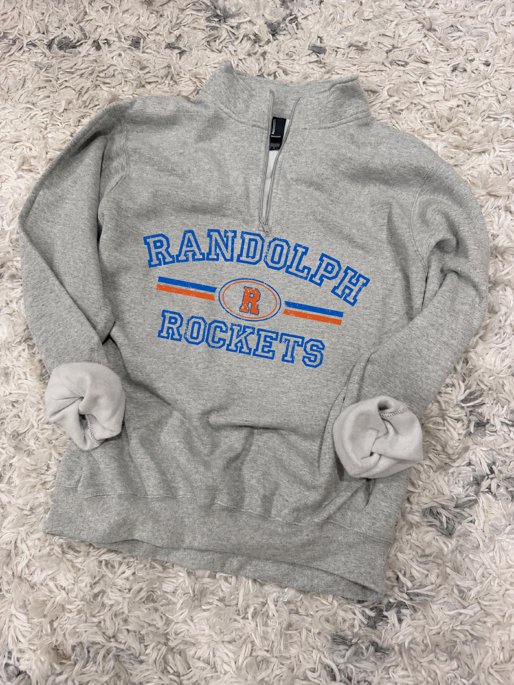 Randoph Rockets Quarter Zip Fleece