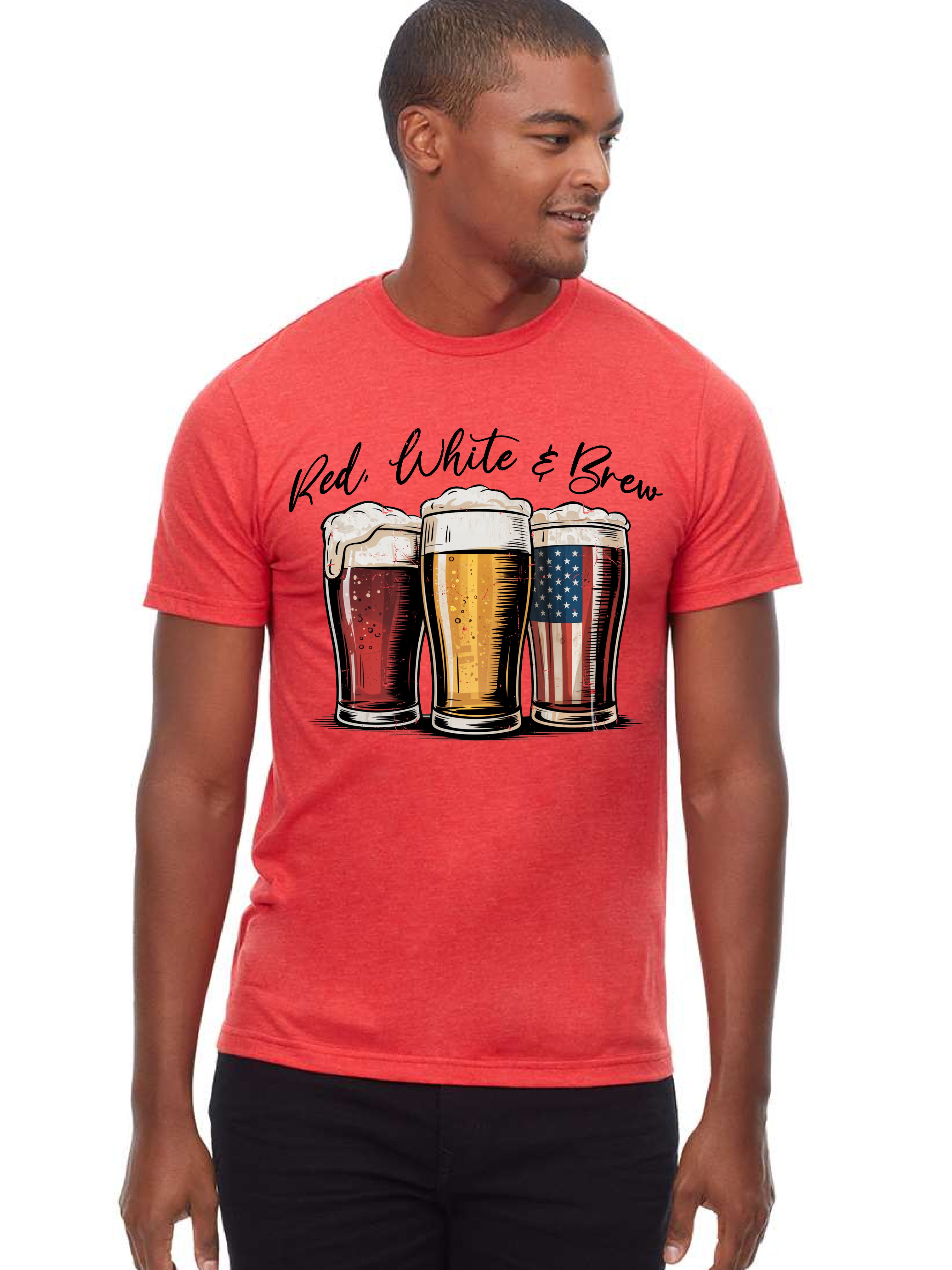 Red, White, and Brew Tee