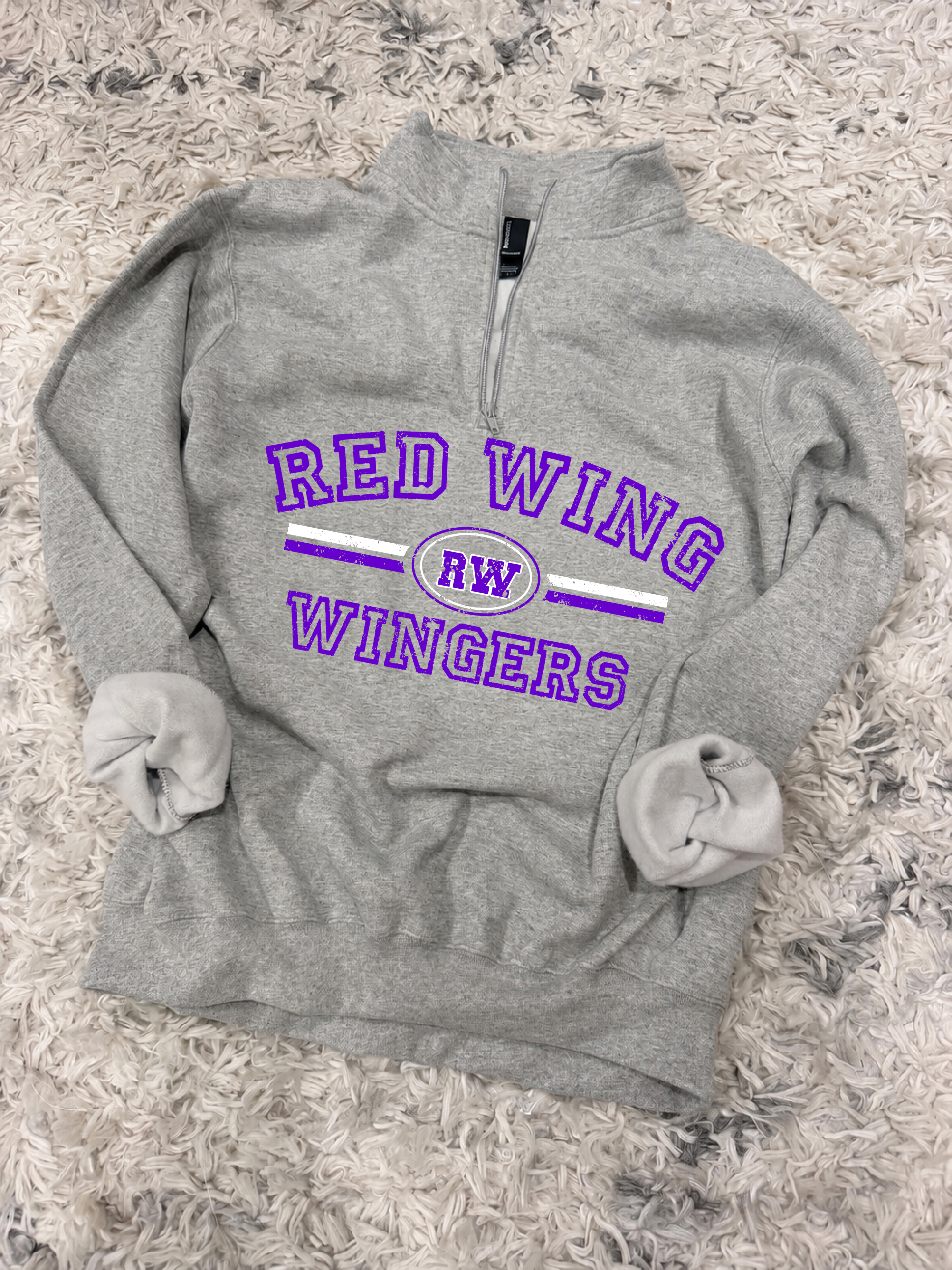Red Wing Wingers Quarter Zip Fleece