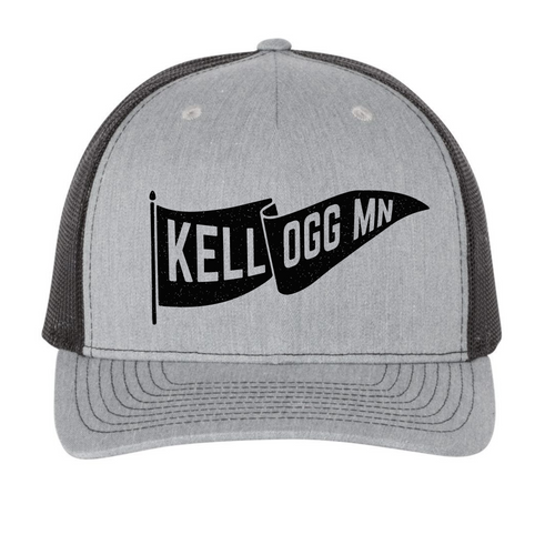 Discounted! Kellogg MN Snapback Embroidered Hat in Gray