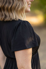 Load image into Gallery viewer, Emery Ruffle Top - Black
