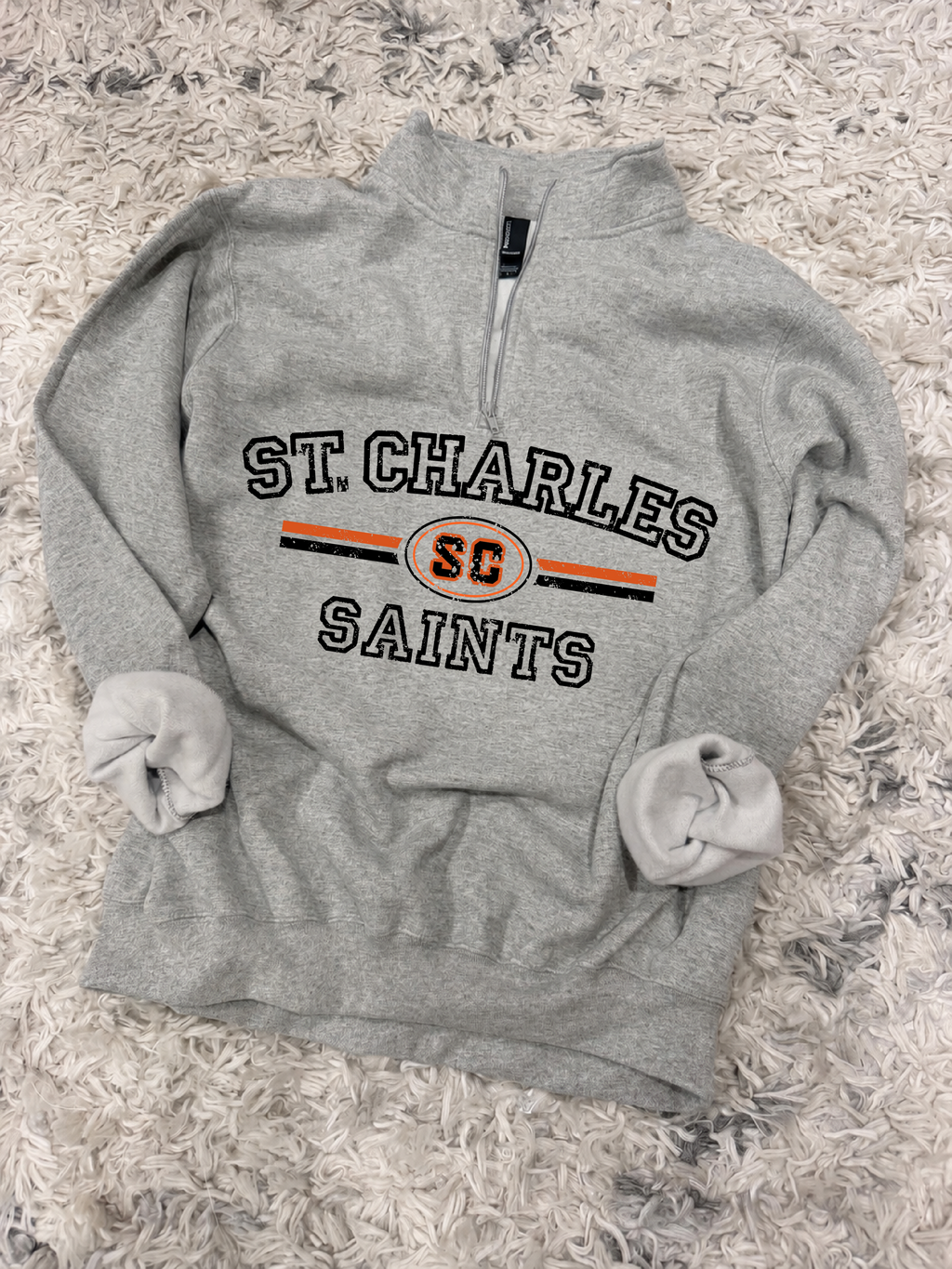 St. Charles Saints Quarter Zip Fleece