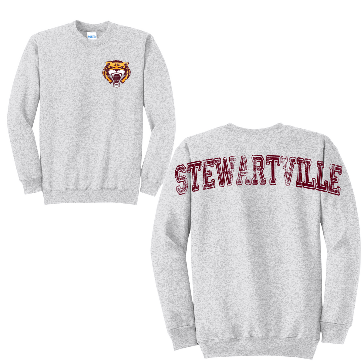 Stewartville Tigers Oversized Print Crew