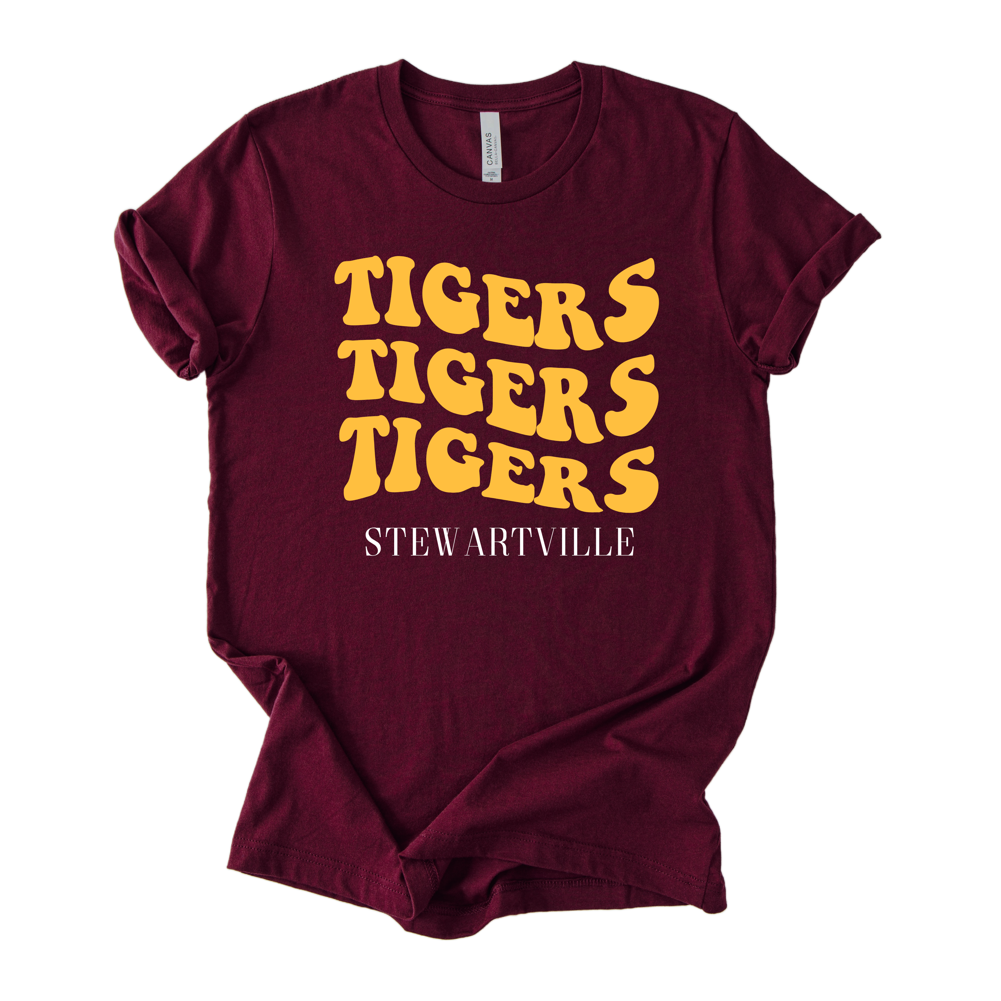 Wavy Tigers Tee