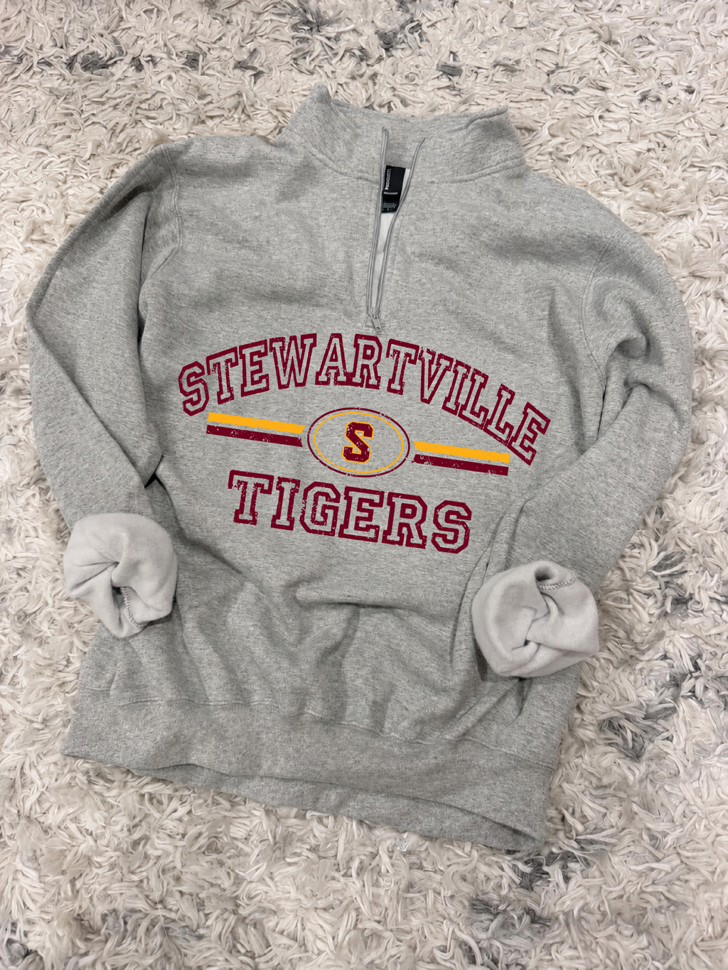 Stewartville Tigers Quarter Zip Fleece