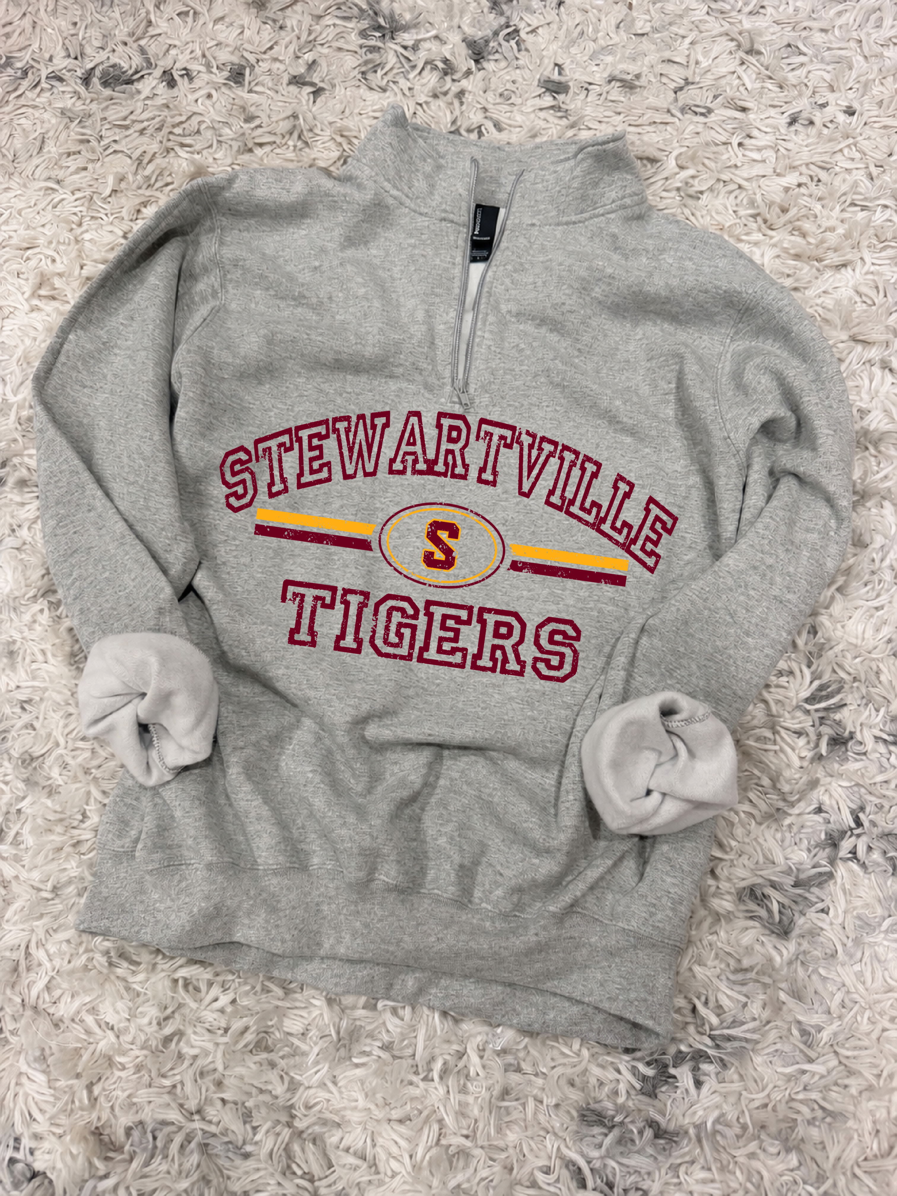 Stewartville Tigers Quarter Zip Fleece
