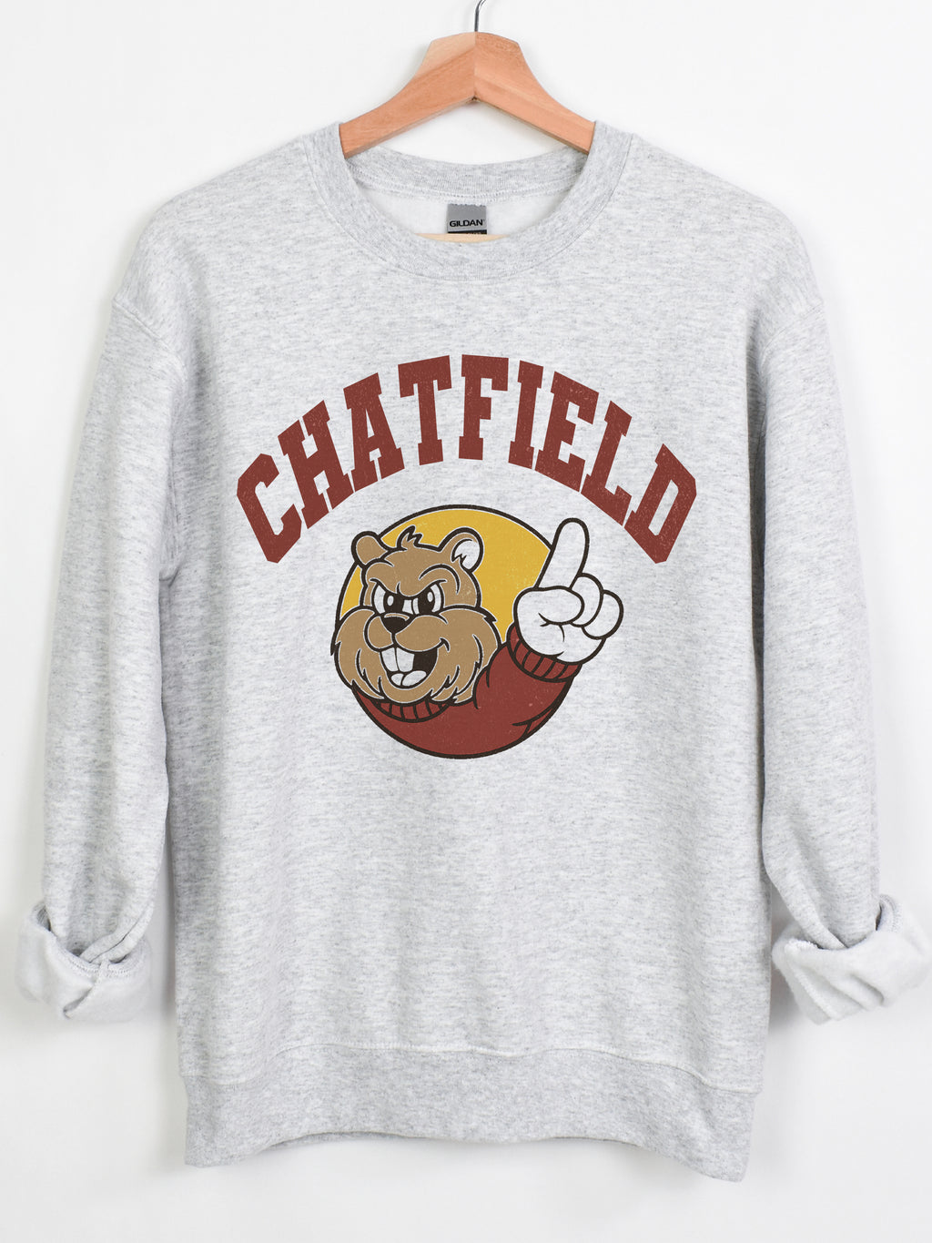 Chatfield Gophers Throwback Crewneck
