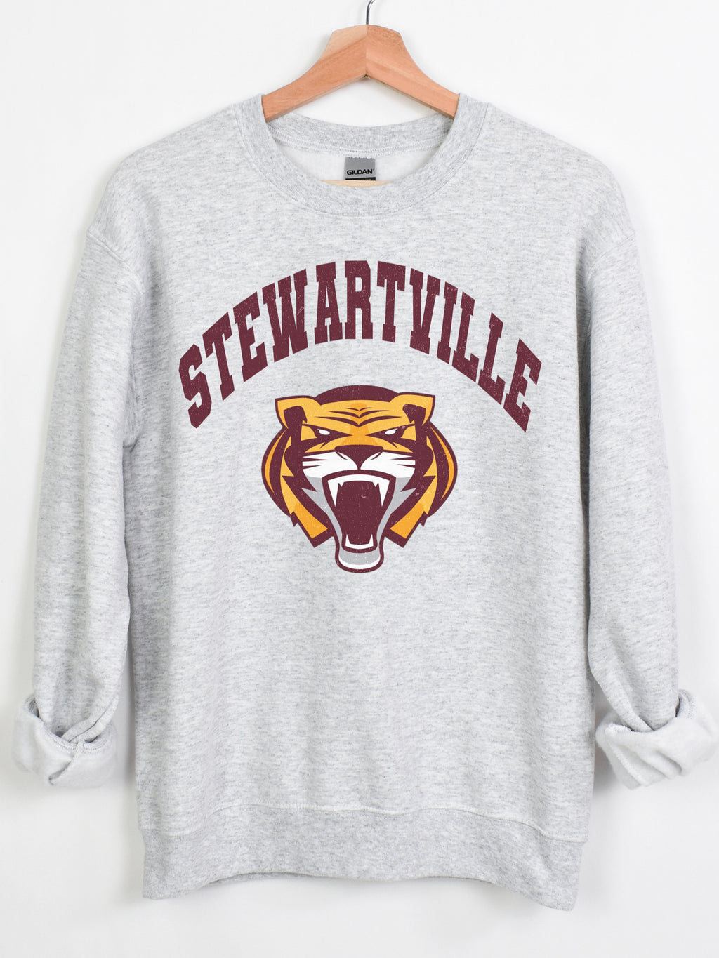 Stewartville Tigers Throwback Crewneck